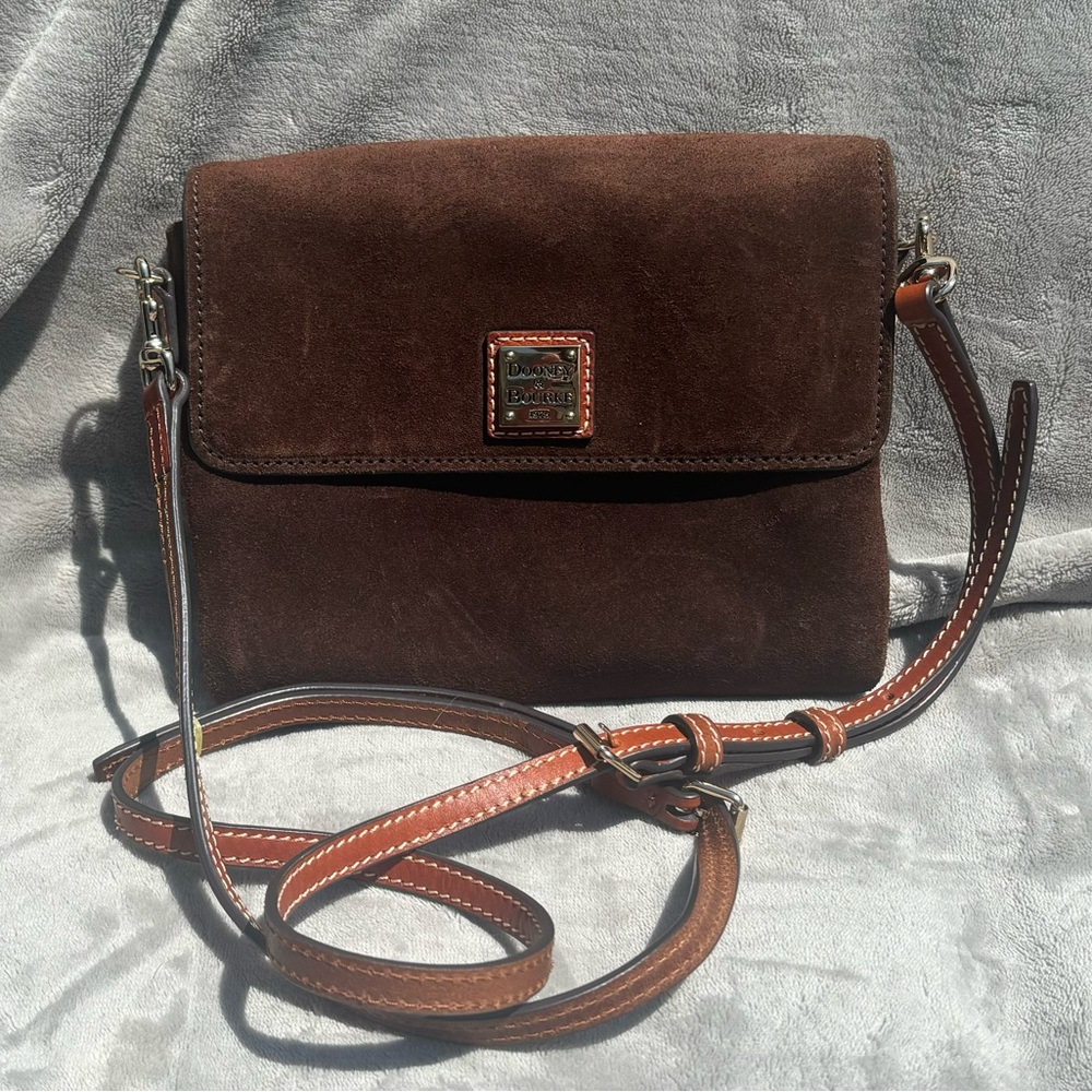 Dooney and Bourke Suede Hunter Crossbody